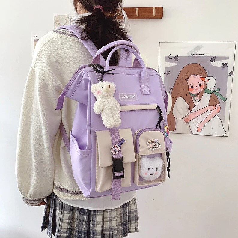 Kawaii Harajuku Backpack Kawaii Clothing Harajuku Bags Cute | Etsy