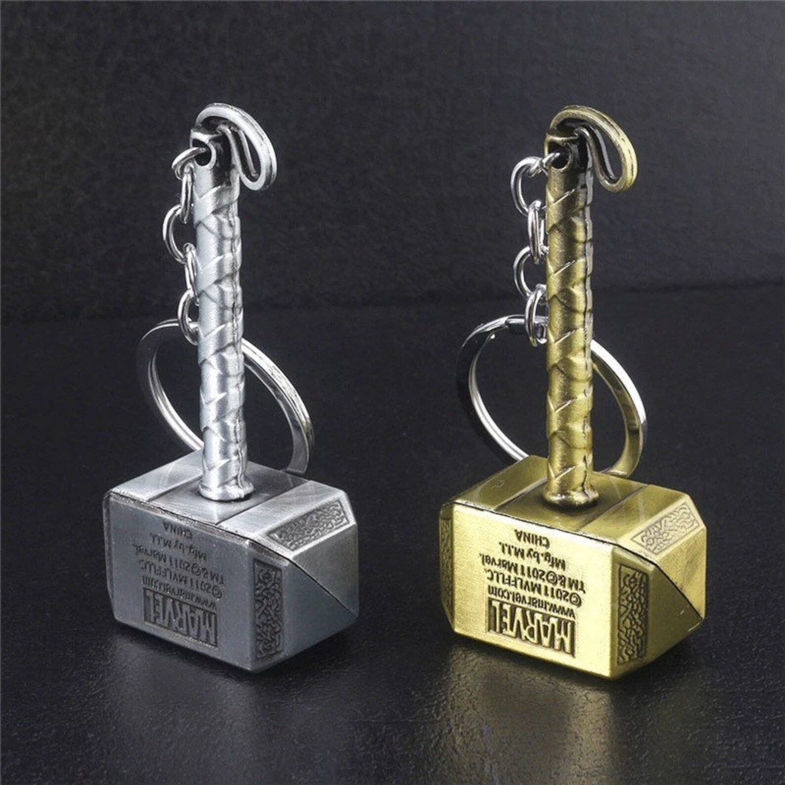 2021 New Thor Hammer Metal Keychain Men Women Car Keyring Etsy