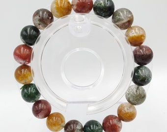 Yingmart Healing Lodoliet | Spookkwartsarmbanden, armband van echte edelsteen, kristallen armband, vintage sieraden Cadeaus voor vrouwen, Moederdag
