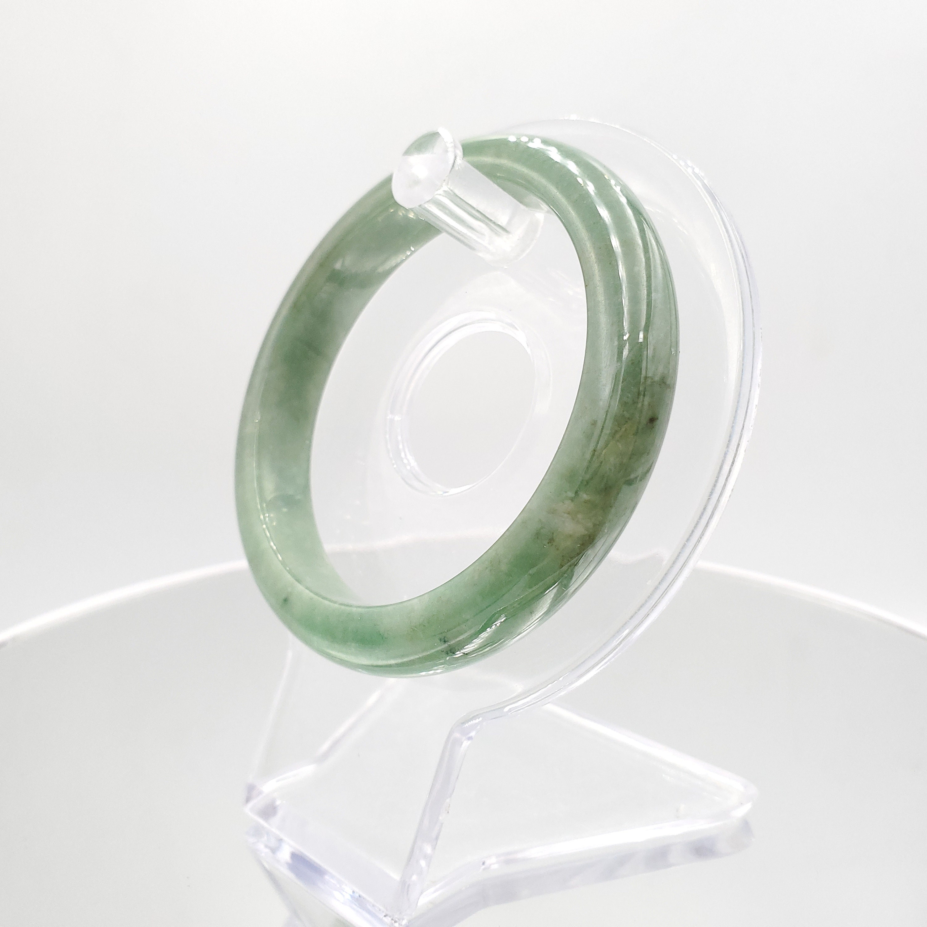 お歳暮ならオンライン Yingmart Burmese Genuine Green Vintage SZ22074634 53.6mm 工芸品