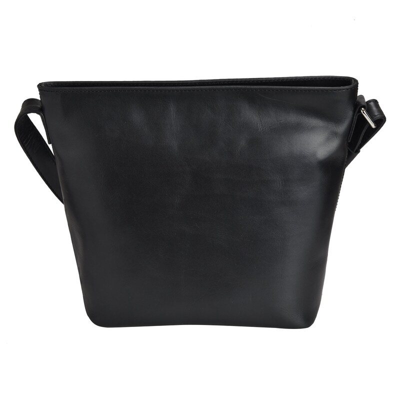 Crossbody Bag Purse Shoulder Bag with Adjustable Strap Handbag AVA Leather Full-hide Bucket Bag