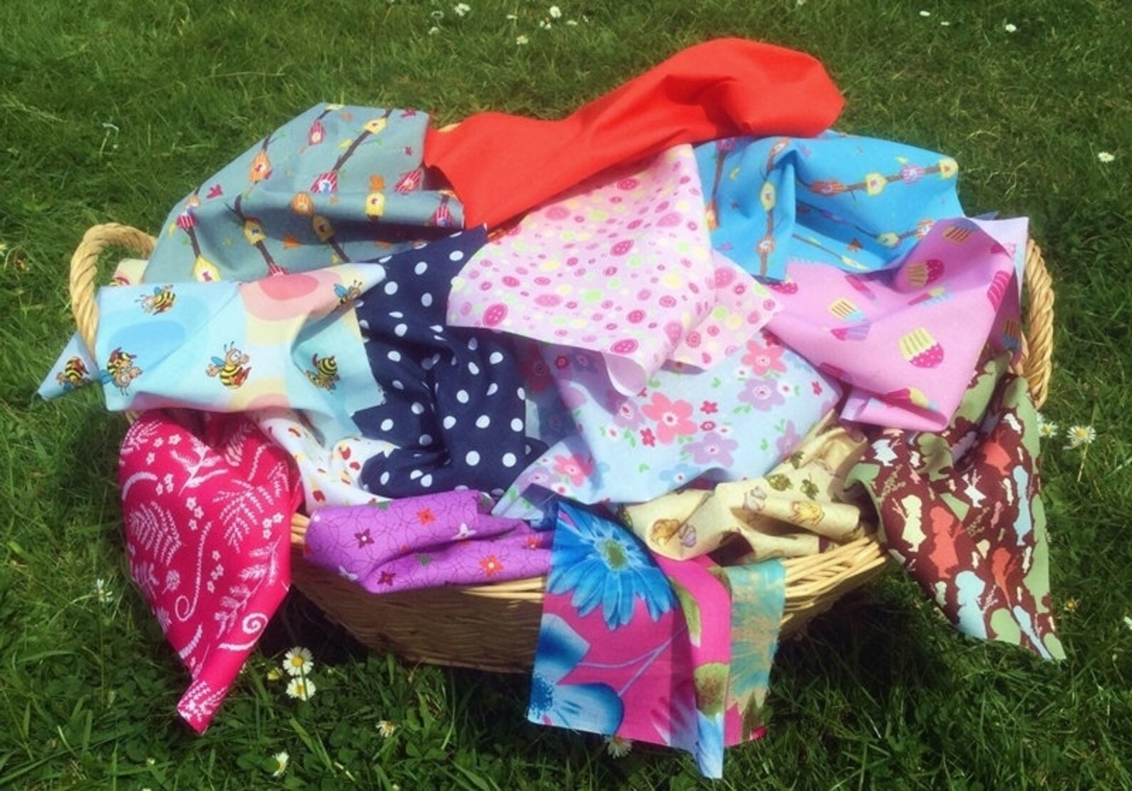 Cotton Fabric Remnants 14 Large Assorted Pieces Offcuts Etsy