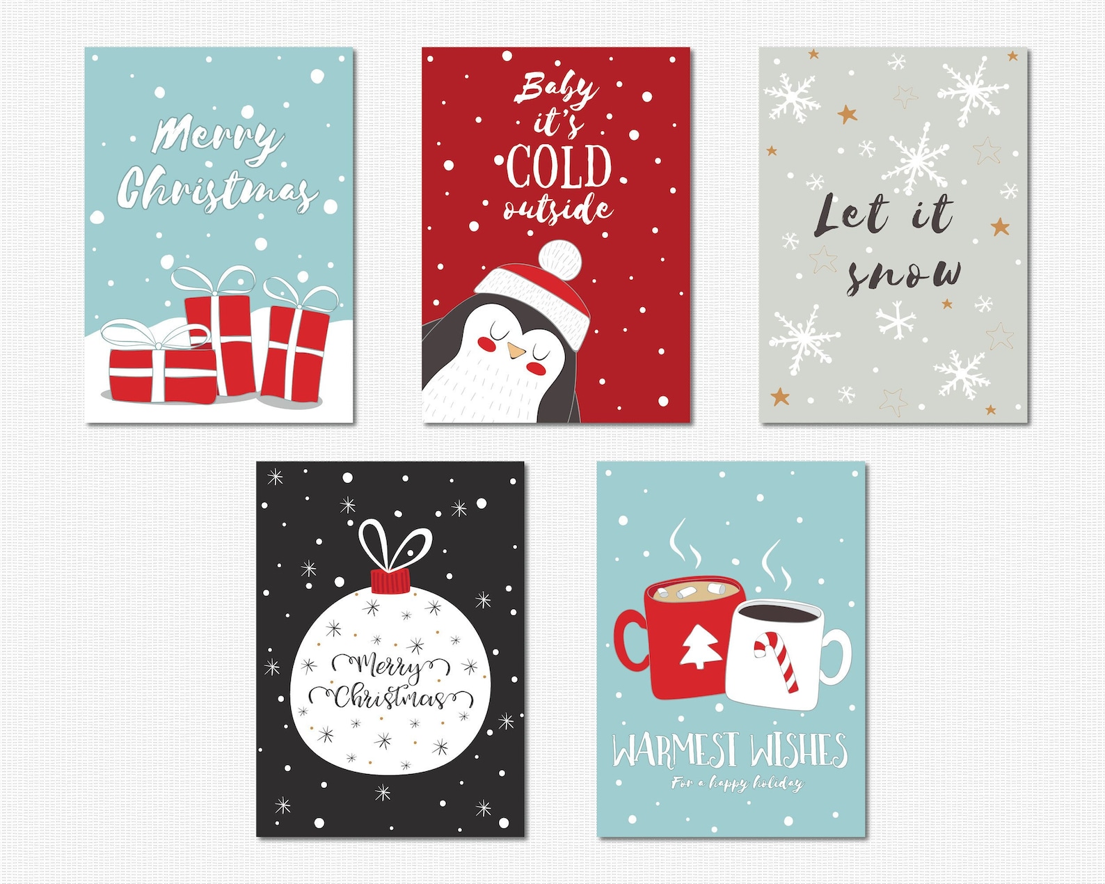 20+ Etsy Christmas Holiday Printables - Inspired Her Way
