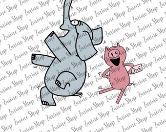 Free Free 78 Elephant And Piggie Svg SVG PNG EPS DXF File