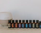 DoTERRA essential oil - different varieties - frankincense - OnGuard - lavender - lavender - peppermint - Air - ZenGest - tea tree -