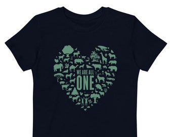 We Are All One Organic cotton kids t-shirt