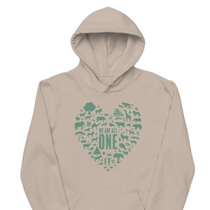 We Are All One Global Warming Awareness Earth Day Unisex essentieller Öko Hoodie