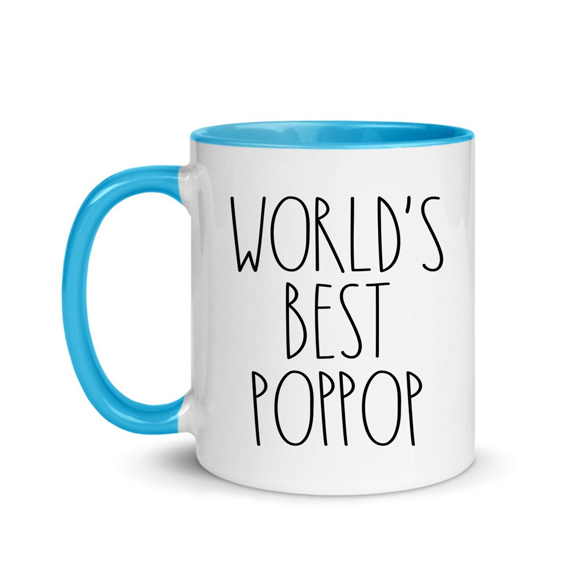 World's Best Poppop Coffee Mug Poppop Coffee Cup Etsy