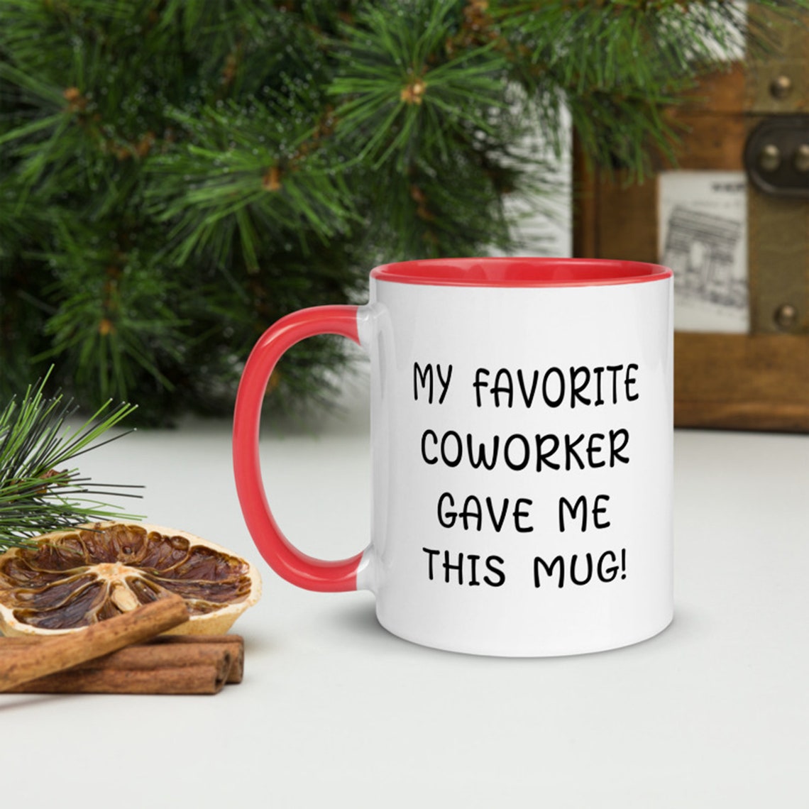 Funny Coworker Coffee Mug Gag Gift My Favorite Coworker Etsy