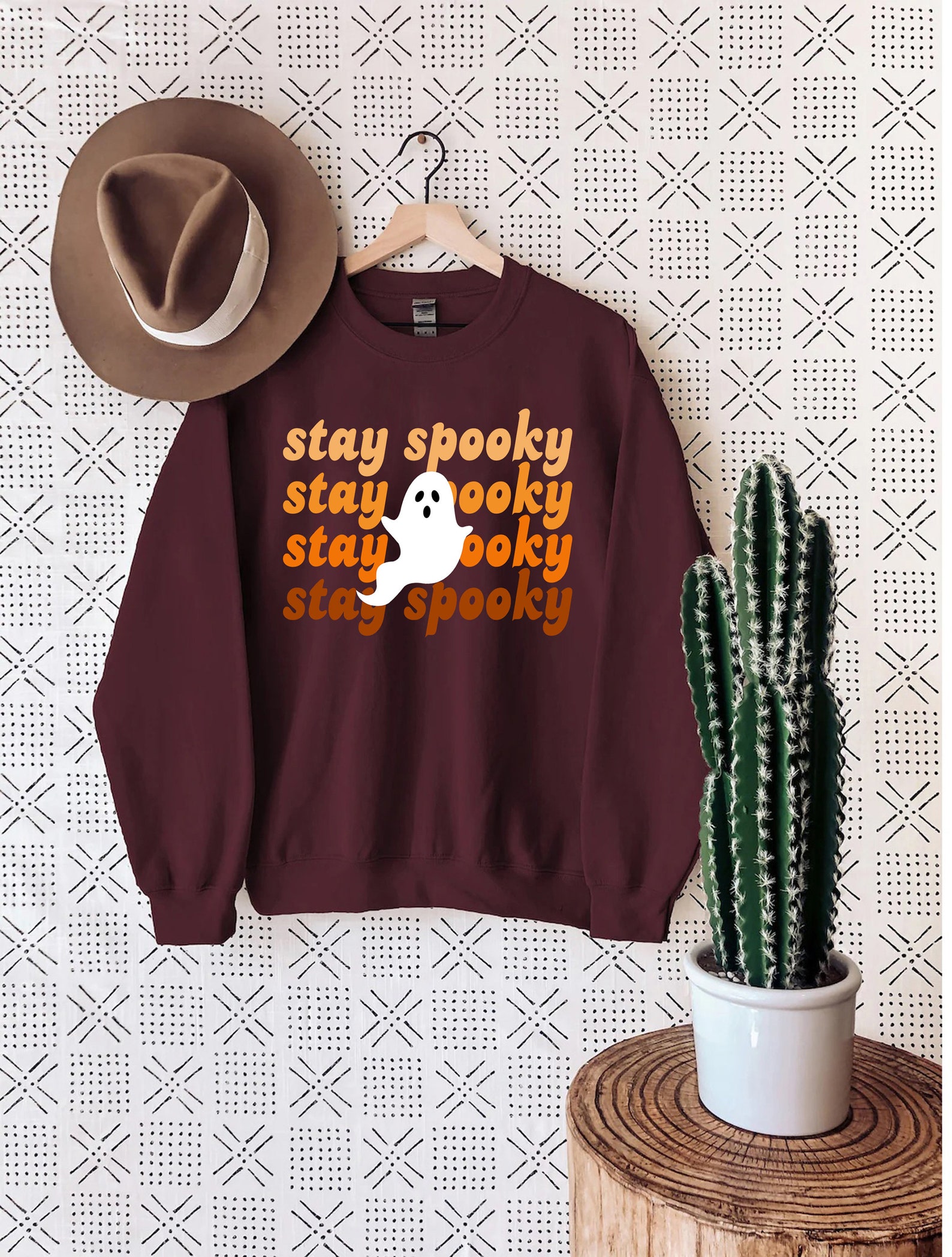 Stay Spooky Sweatshirt Stay Spooky Vibe Shirt Cute Fall  Etsy