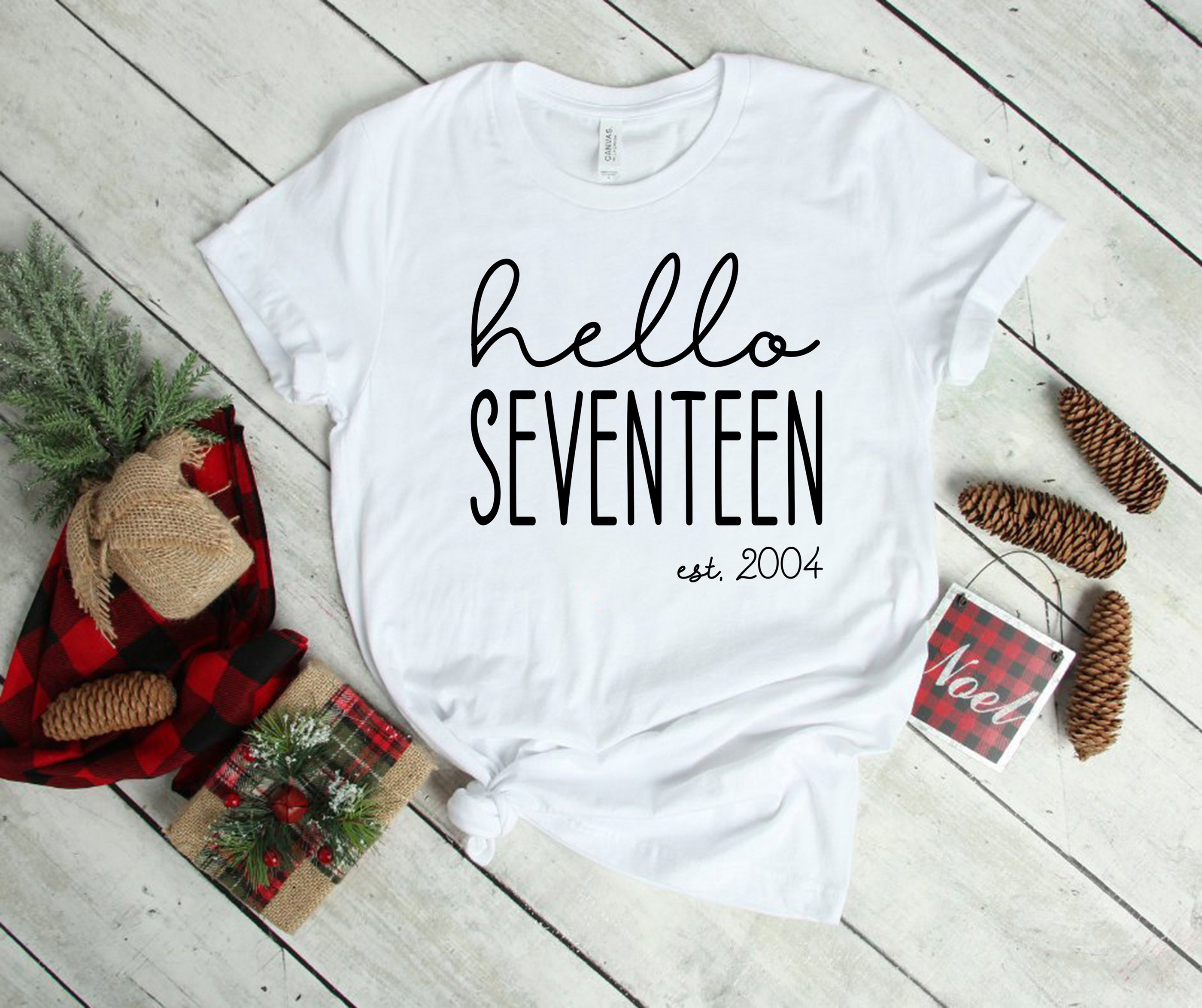 Young Sweet And Only Seventeen Hello Seventeen Est 2004 Shirt Sweet 17 Shirt For Girls | Etsy
