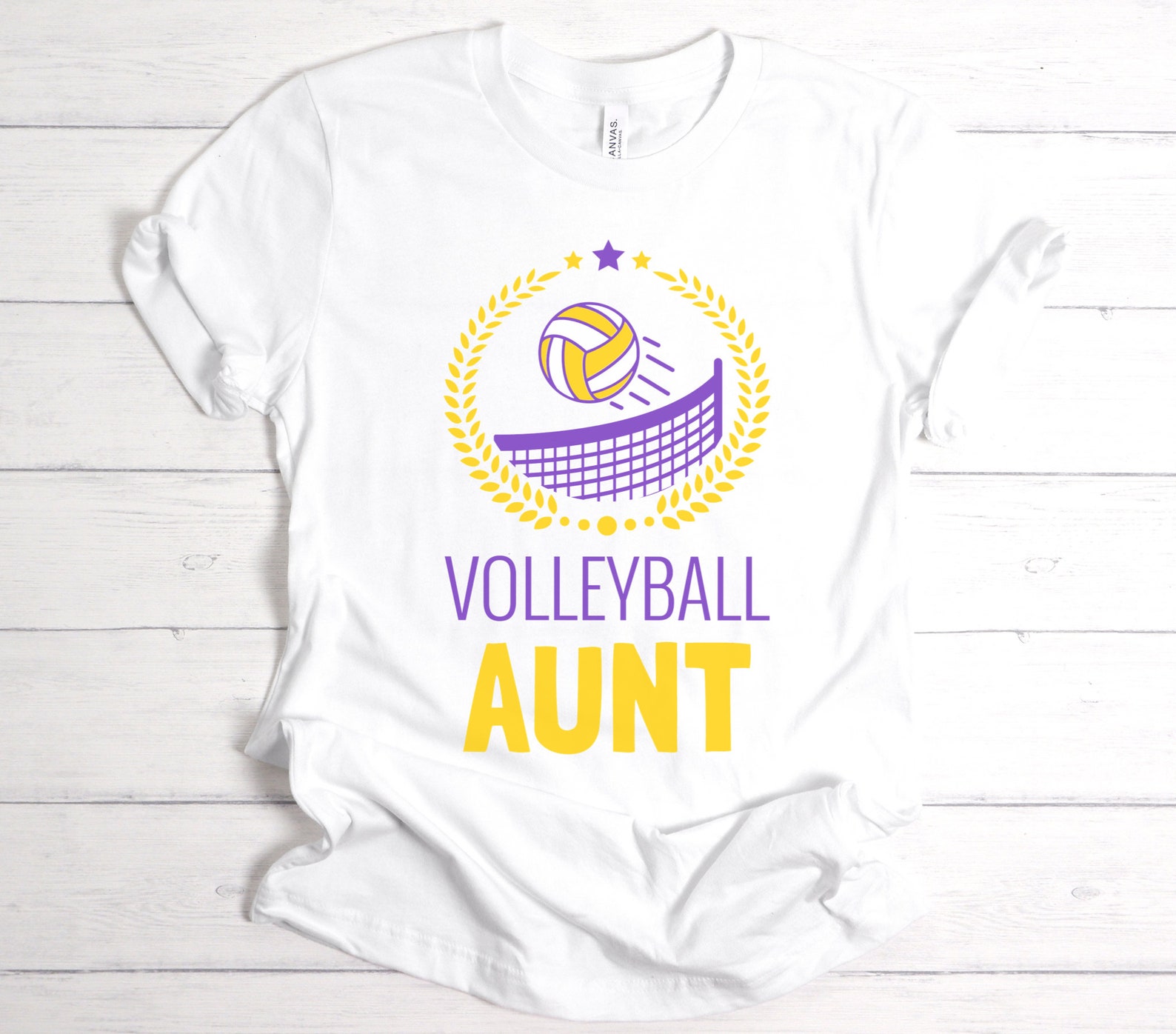 Volleyball Aunt Shirt Auntie Tshirt Volleyball Auntie Tee Etsy