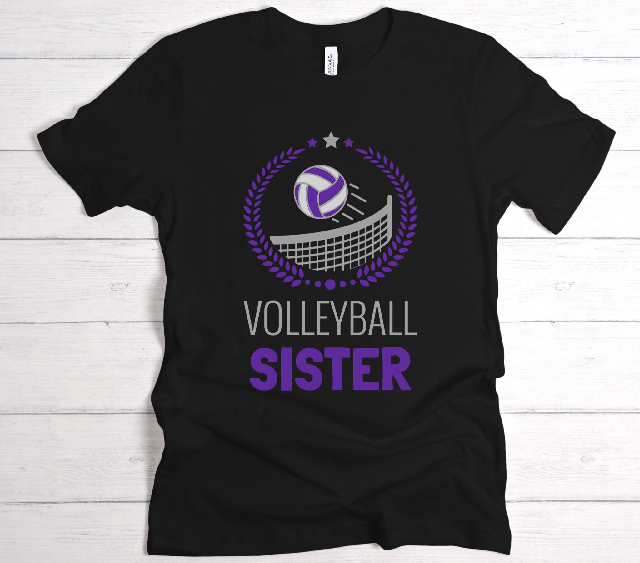 Volleyball Sister Shirt Sister Tshirt Volleyball Sister Tee Etsy