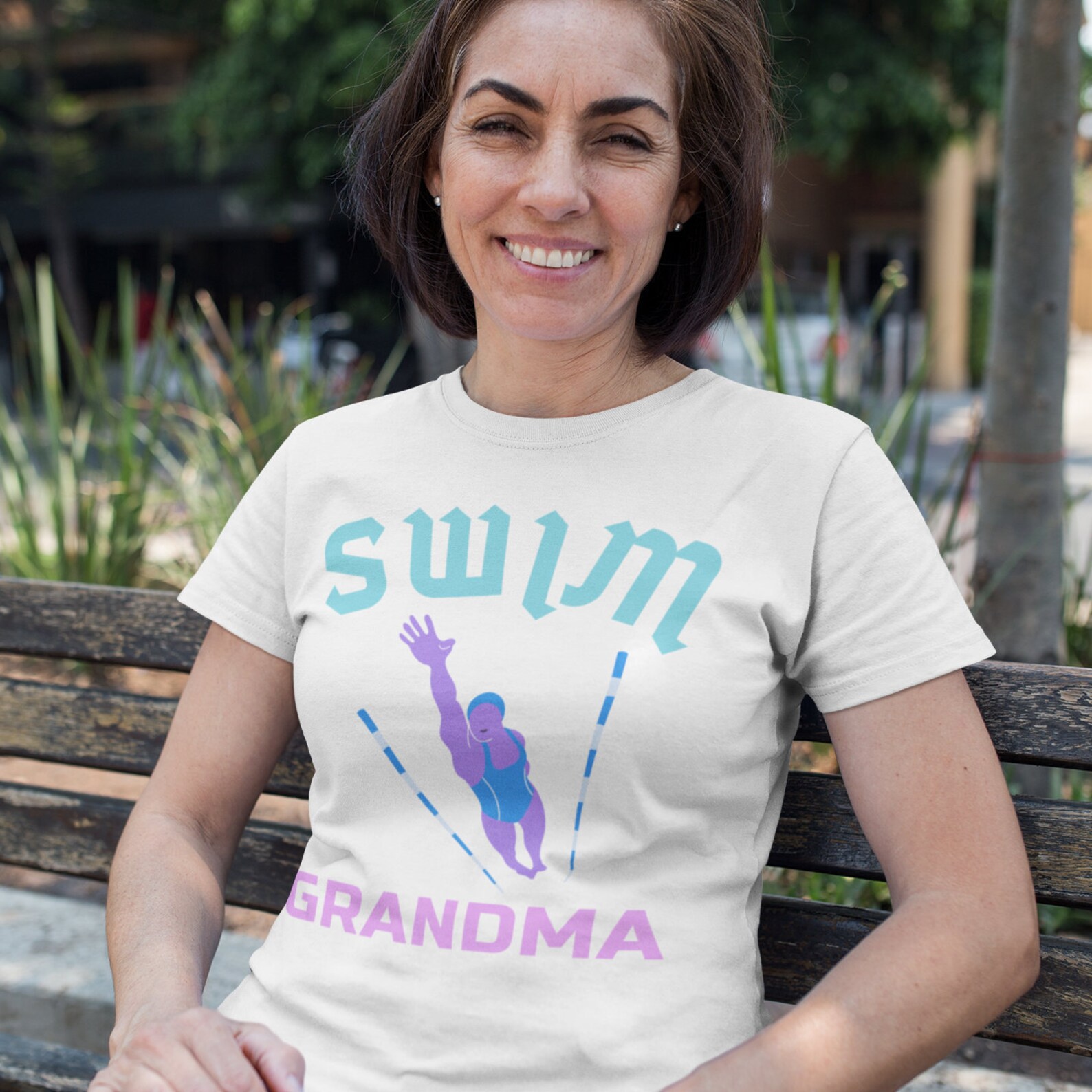 Swim Grandma Shirt Cute Shirt for Grandmother Swimming Shirt Etsy