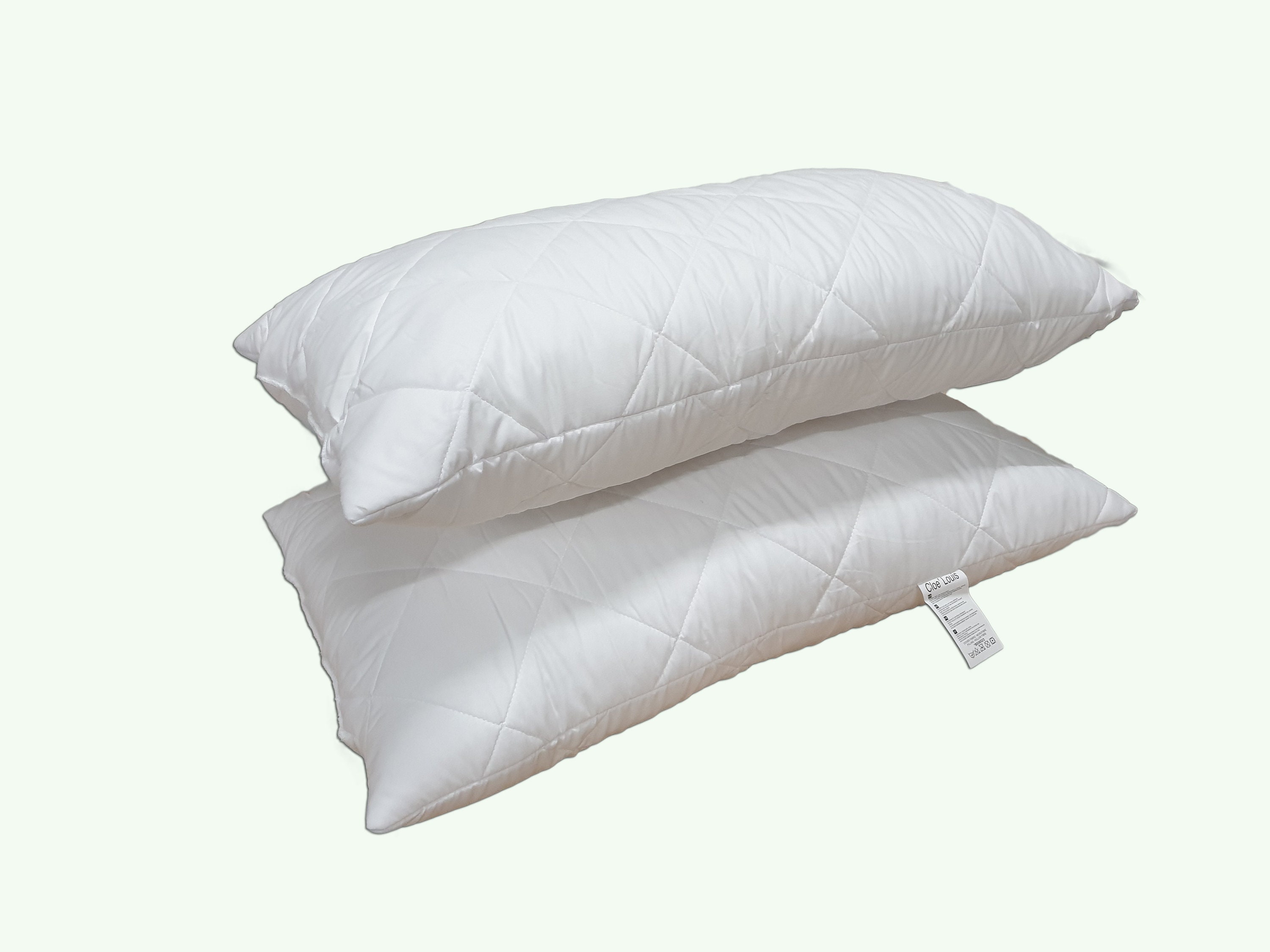 Hotel Quality Quilted Pillows Hollow Fibre Filled Standard Etsy