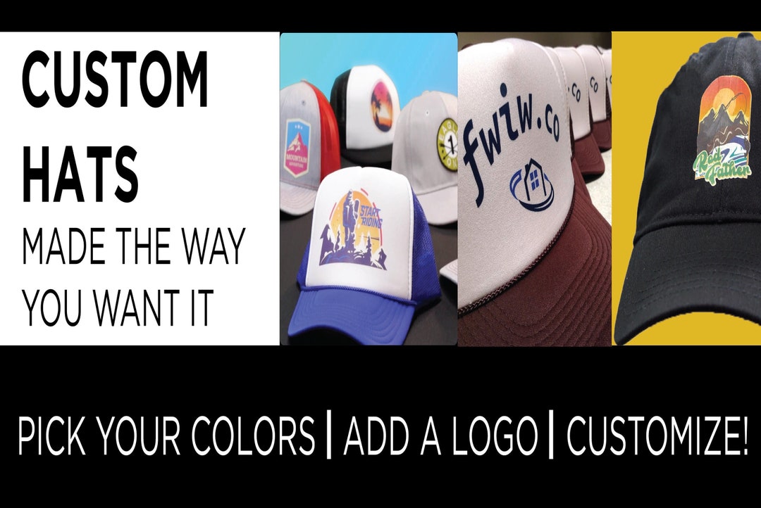 Custom Hat Fast Custom Hats - Personalized for Any Occasion - Fast Free Shipping - Etsy