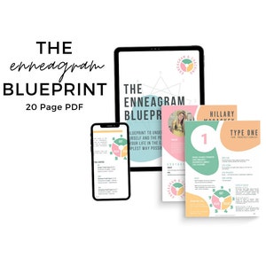 The Enneagram Blueprint Digital Download/Instant Download/Digital (Colorful)