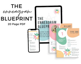 The Enneagram Blueprint Digital Download/Instant Download/Digital (Colorful)