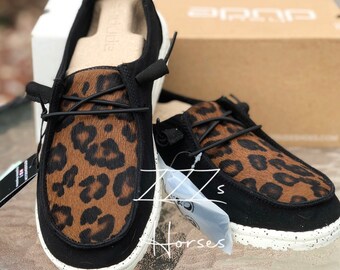 leopard print hey dudes high top