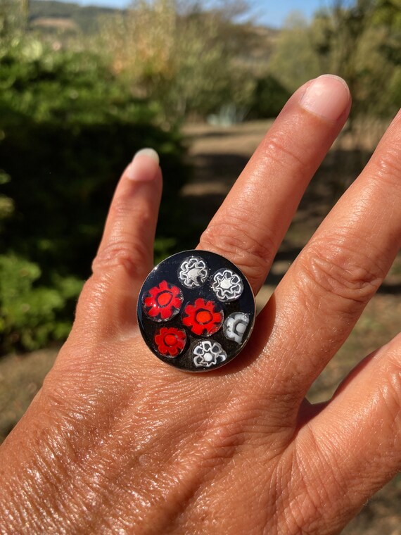 Grosse bague fantaisie reglable hotsell