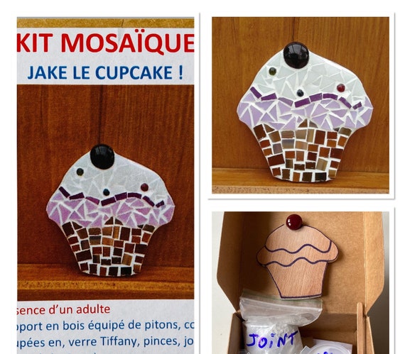 DIY Cupcake Mosaic Kit, Mosaic Kit for Adults or Children, Creative Kit to  Decorate the Home, Christmas Gift Idea for Women and Children 