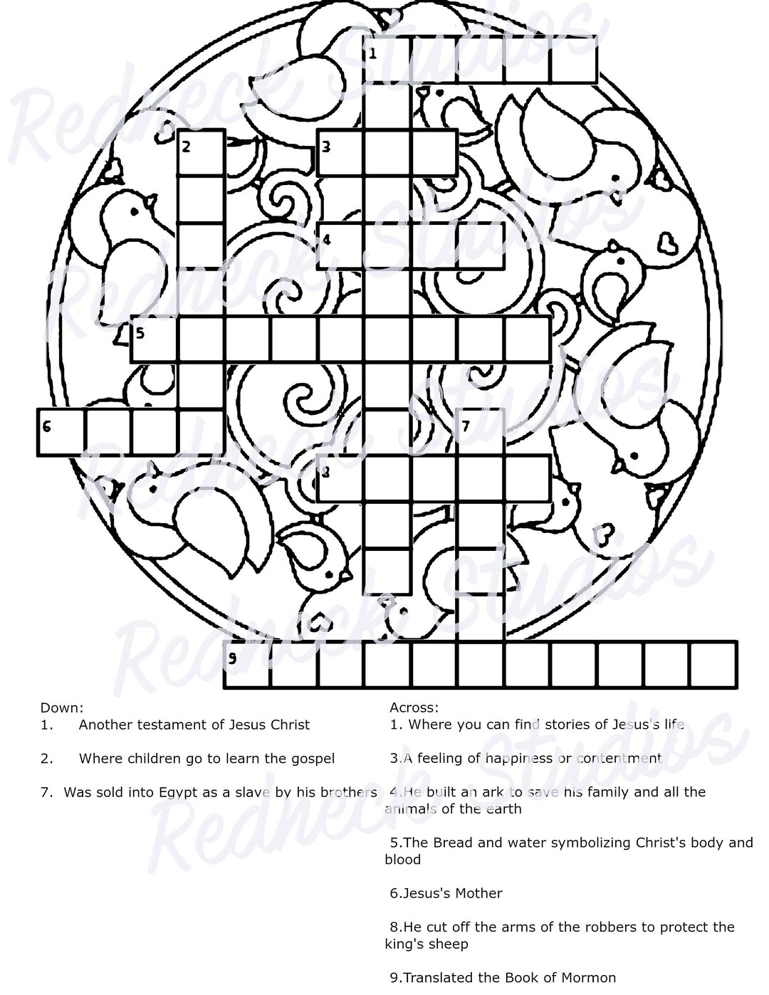 LDS Youth Crossword Puzzles (Instant Download) Etsy LDS Youth Crossword Puzzles (Instant Download) Etsy