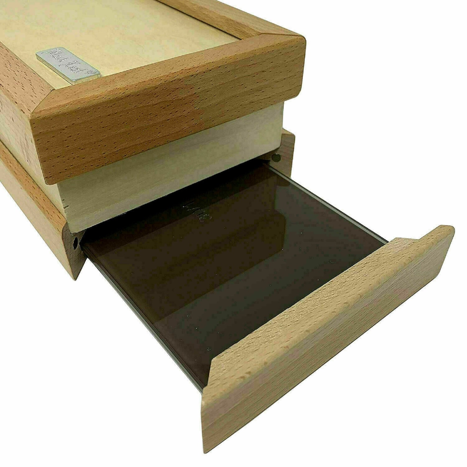 Black Leaf Wooden Sifter Box Easy Pollen Screen Collector Etsy