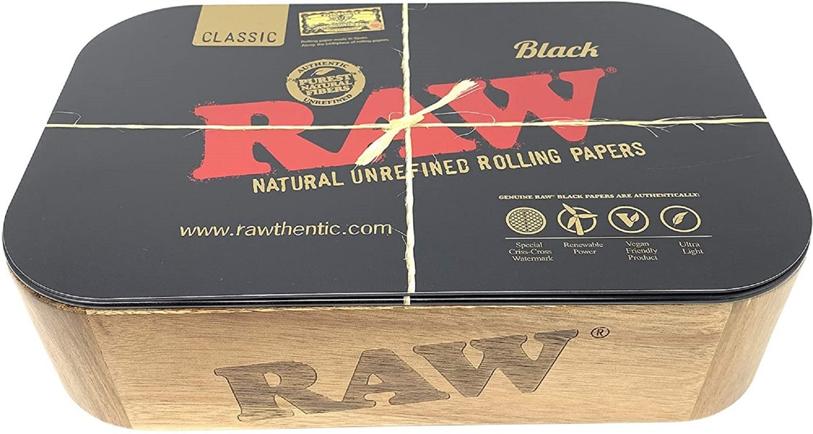 Wooden Cache Rolling Box Set With Tray and Cover Etsy UK