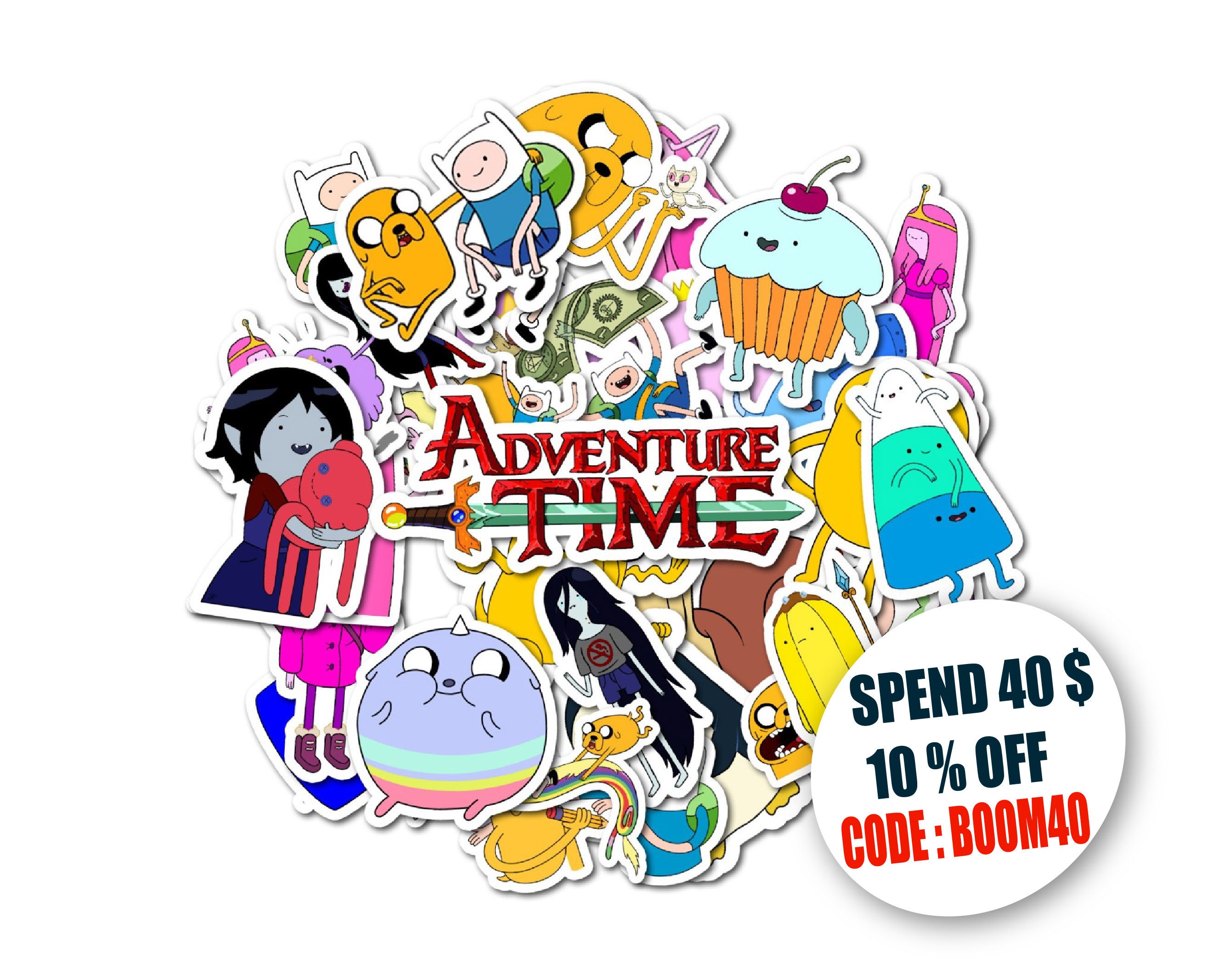 The Adventure Time Sticker Pack | Etsy