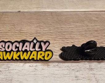 Socially Awkward Enamel Pin
