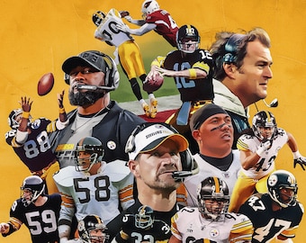 Pittsburgh Steelers Legends Poster