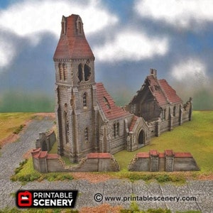 Iglesia medieval en ruinas