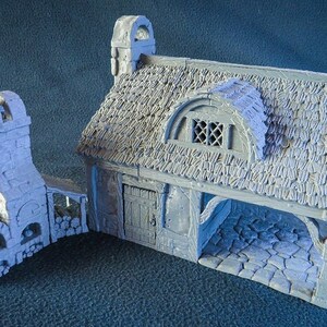 Miniature Terrain Cottage and Bakery