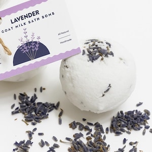 Goat Milk Bath Bomb - Lavender