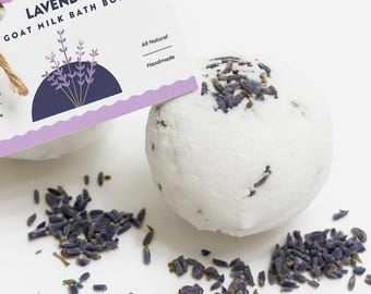 Goat Milk Bath Bomb - Lavender