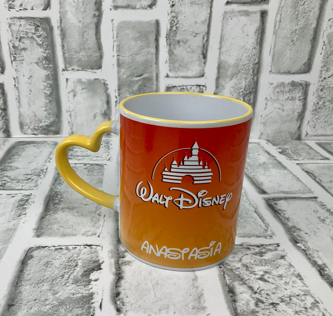 Disney Princess Anastasia Mugs Ceramic Anastasia Mug Heart Etsy