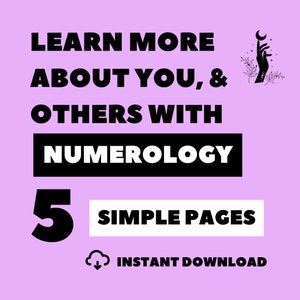 NUMEROLOGY 101 | Witch Print,Witchcraft,Witch,Witchy,Witchy Gifts,Witchcraft Supplies,Witchcraft Kit,Beginner Witch,Baby Witch Kit