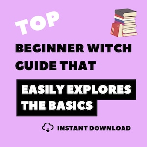 BEGINNER WITCH | Witch Print, Witchcraft, Witch, Witchy, Witchy Gifts, Witchcraft Supplies, Witchcraft Kit, Beginner Witch, Baby Witch Kit