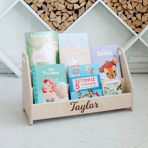 Small Montessori Bookshelf, Kid Bookshelf, Toddler Bookshelf, Montessori Furniture, Kid Bookcase, Kid Furniture, Child Bookcase