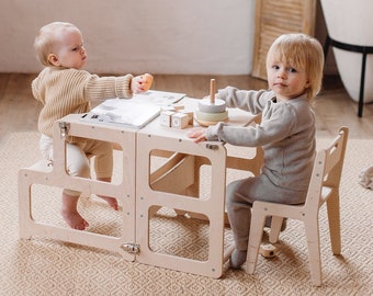 Kitchen Tower, Toddler Tower, Kitchen Help, Montessori Kitchen Tower, Kitchen Stool, Montessori Furniture, Activity Tower, Tower Helper