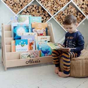 Étagère pour enfant Montessori, Bibliothèque Montessori pour tout-petit, Meubles pour enfant, Meubles Montessori, Bibliothèque pour enfant, Étagère pour chambre d'enfant