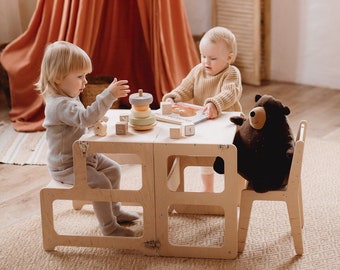 Cocina de la torre Montessori, torre de cocina, torre Montessori, torre de ayuda, muebles Montessori, torre para niños pequeños, torre de cocina para niños pequeños