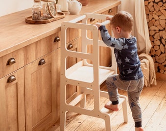 Kitchen Tower, Kitchen Stool, Safety Stool, Toddler Step Stool, Kid Step Stool, Activity Tower, Montessori Tower, Step Stool, Kid Furniture