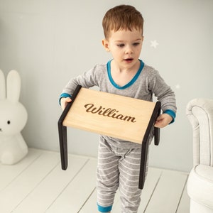 Taburete toodler step, taburete para niños pequeños, taburete de paso de baño, silla de entrenamiento para ir al baño, taburete de madera, silla de inodoro, taburete escalonado, taburete Montessori