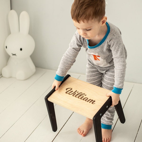 Toddler Step Stool, Toddler Chair, Toilet Chair, Wooden Stool, Bathroom Stool, Montessori Furniture, Step Stool, Step Stool Chair