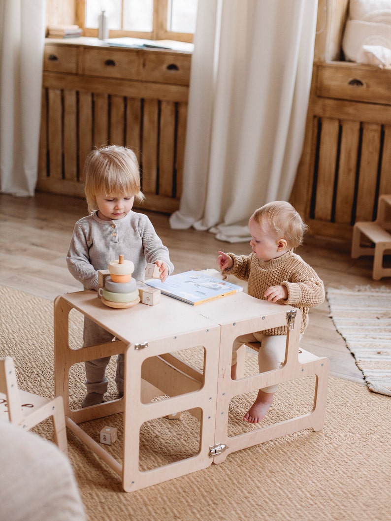 Kitchen Tower, Toddler Tower, Kitchen Help, Montessori Kitchen Tower, Kitchen Stool, Montessori Furniture, Activity Tower, Helper Tower image 6