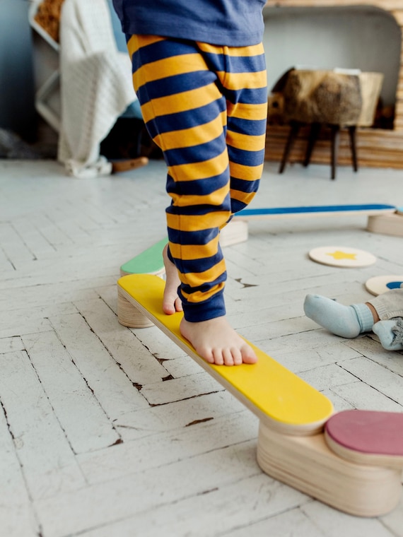 Small Balance Beam Wooden Balance Beam Balance Beam Etsy