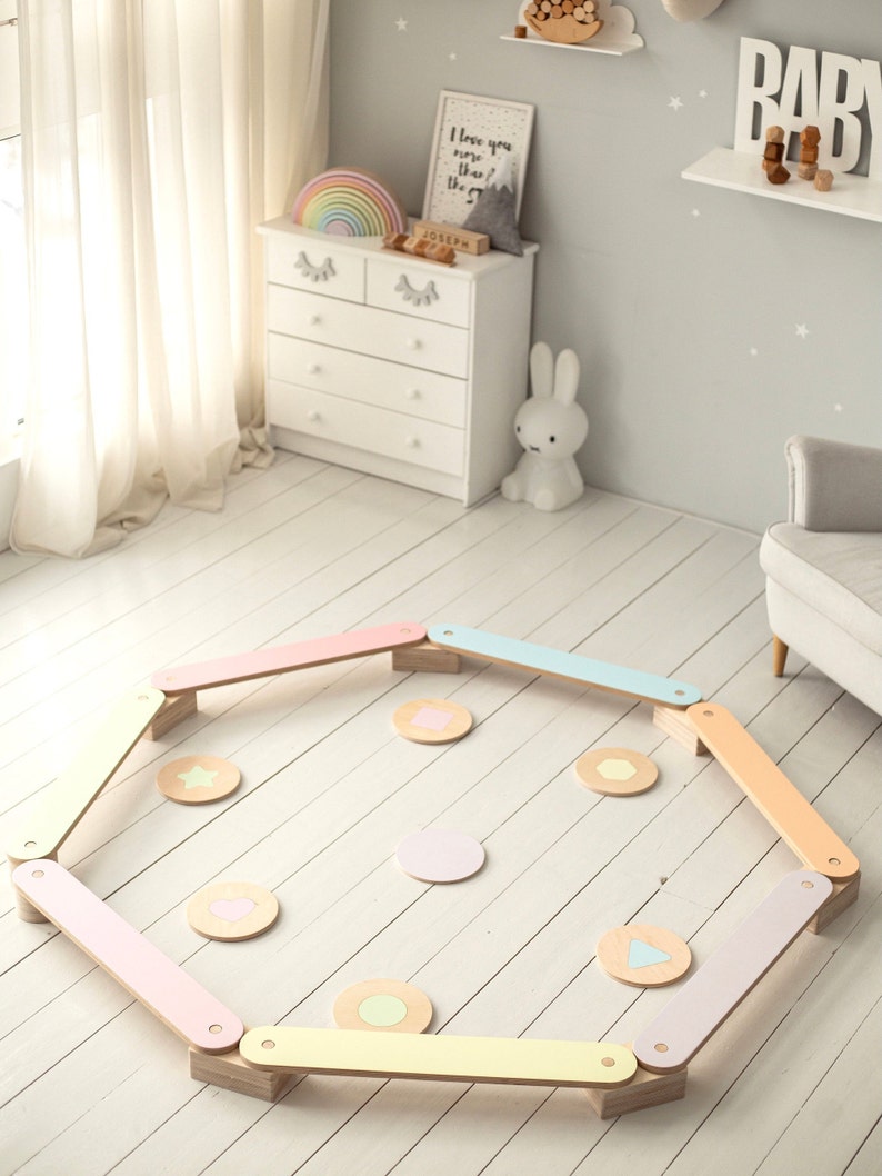 Balance Beam Balance Board Gymnastic Beam Montessori Etsy