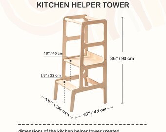 Kitchen Tower Toddler Tower Learning Tower Kitchen Step Stool