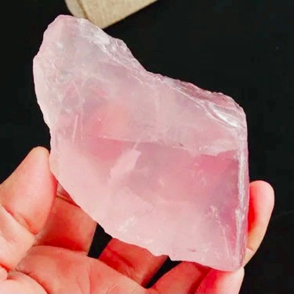 Perla Di Pietra Grezza Irregolare Da 20 A 30 Mm - Quarzo Rosa X1 P 520692 - Foto 5